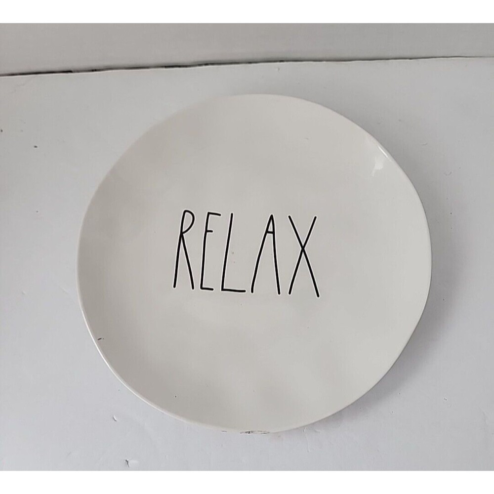 Rae Dunn 8 Inch Salad Plate Melamine Artisan Collection by Magenta Summer Relax